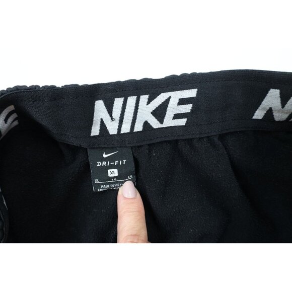 Nike Boys XL Travis Scott Big Swoosh Fleece Lined Wide Leg Sweatpants Black - Picture 7 of 11